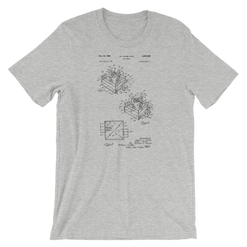 Spielzeug Boxer Patent Shirt Auf Schwarz Rot Weiß Oder Grau Premium Baumwolle T-Shirt. Rockem Sockem Roboter Shirt, Shirt. Bequem von MightyCircus