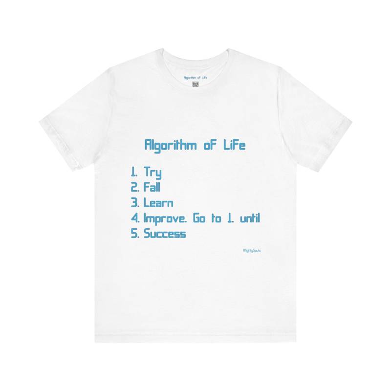Algorithmus Des Lebens T-Shirt - Unisex Hellblaue Schrift Energising Wear Algorithmus Des Lebens T-Shirt - Unisex Hellblaue Schrift Energising Wear von MightySoulsStore