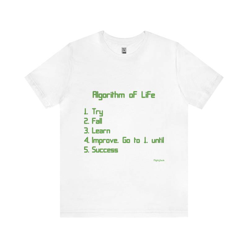 Algorithmus Des Lebens - T-Shirt Unisex Hellgrüne Schrift 5 Farben 6 Größen Reflektieren Sie Positivität Durch Energetisierende Kleidung Algorithmus Des Lebens - T-Shirt Unisex Hellgrüne Schrift 5 Farben 6 Größen Reflektieren Sie Positivität Durch Energetisierende Kleidung von MightySoulsStore