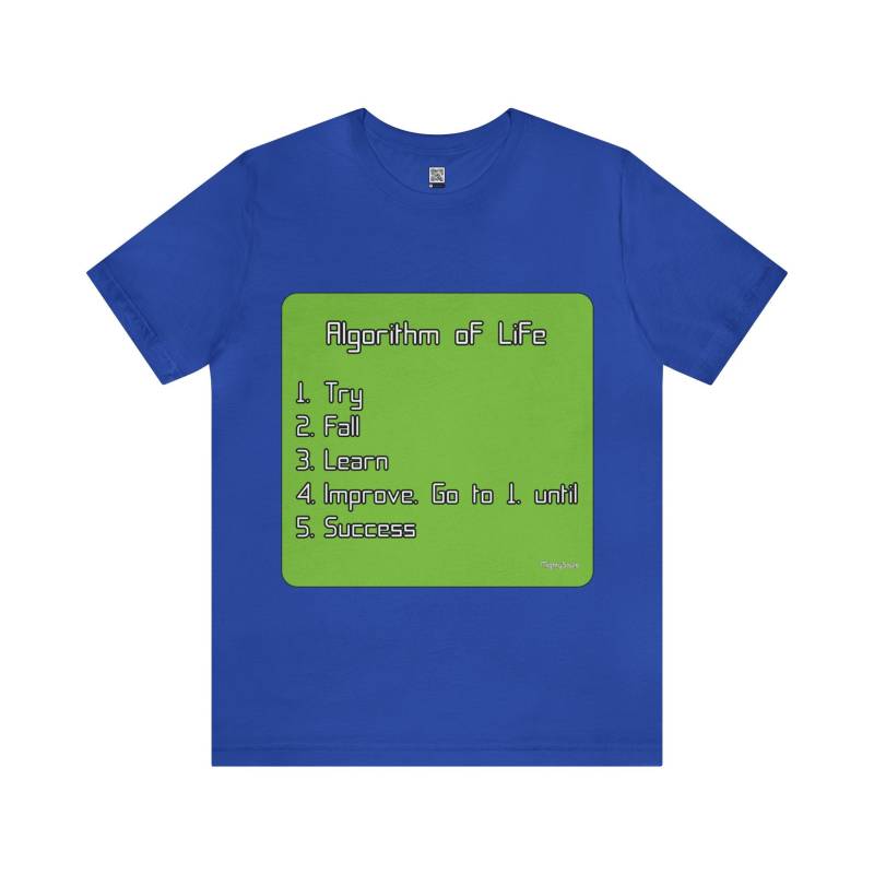 Algorithmus Des Lebens - T-Shirt Unisex Weiße Schrift, Hellgrüner Hintergrund 5 Farben 6 Größen Energising Wear Algorithmus Des Lebens - T-Shirt Unisex Weiße Schrift, Hellgrüner Hintergrund 5 Farben 6 Größen Energising Wear von MightySoulsStore