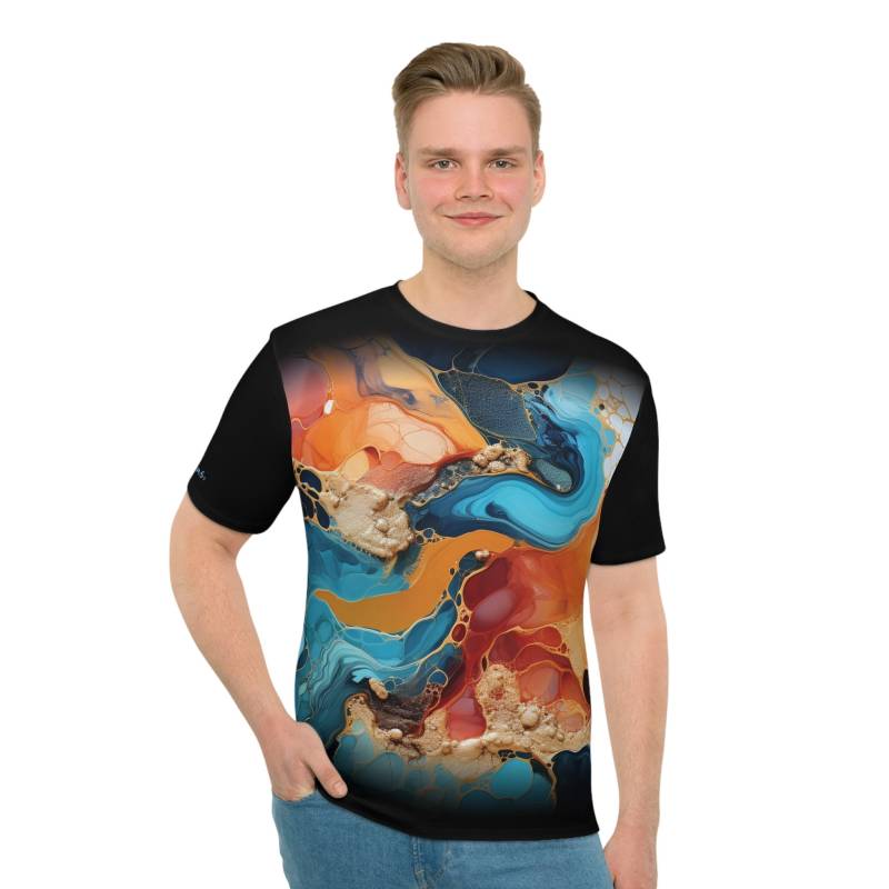 Farbe Flüsse - Tranquil Stromschnellen T-Shirt Unisex Auf Schwarz 6 Größen Reflect Positivity Durch Energetisierende Kleidung von MightySoulsStore