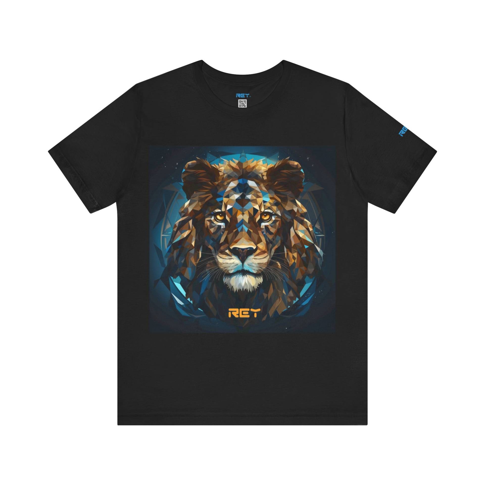 Löwe T-Shirt Rey By Mightysouls - Unisex Leon 1 Reflect Positivitydurch Energetisierende Kleidung von MightySoulsStore