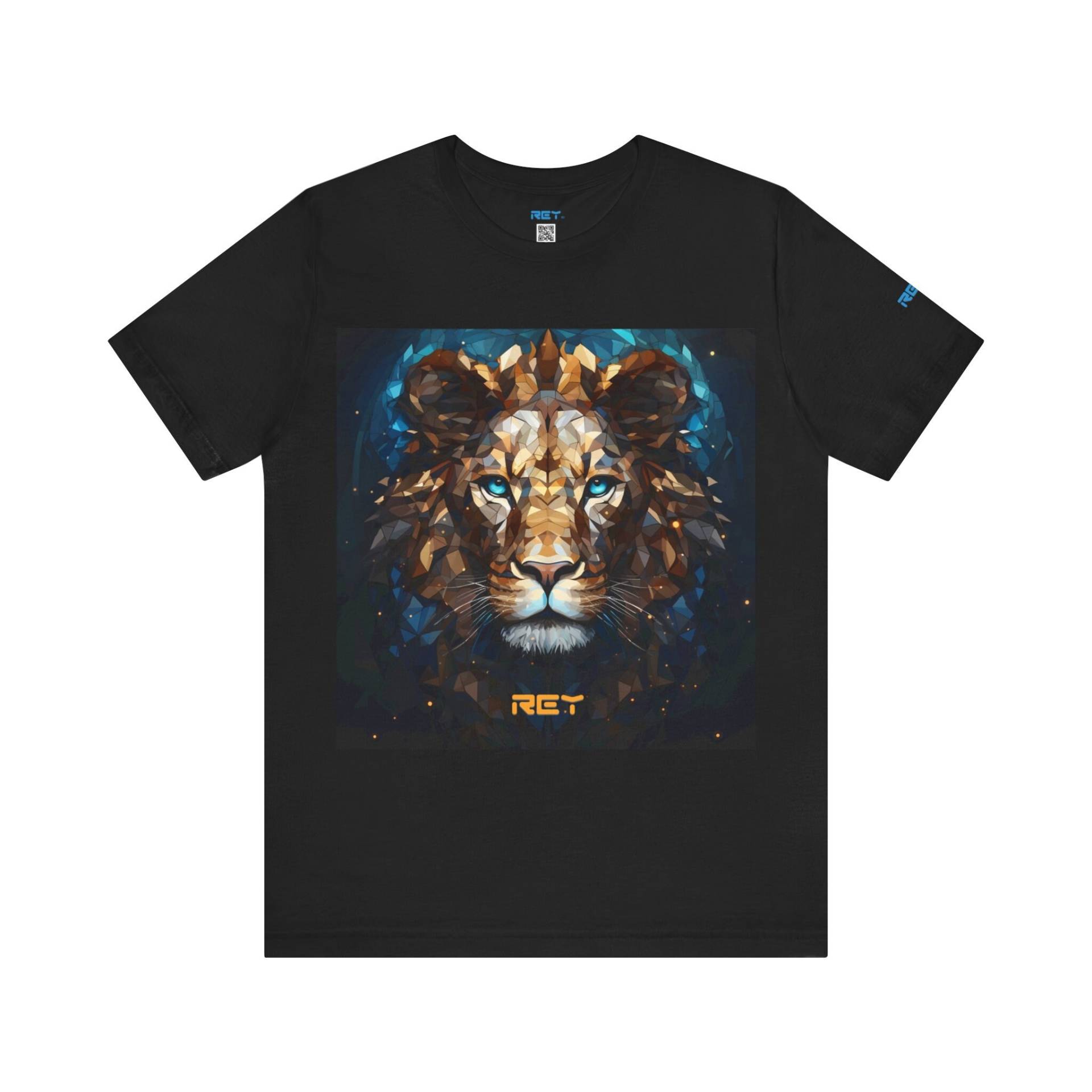 Löwe T-Shirt Rey By Mightysouls - Unisex Leon 3 Reflect Positivitydurch Energetisierende Kleidung von MightySoulsStore