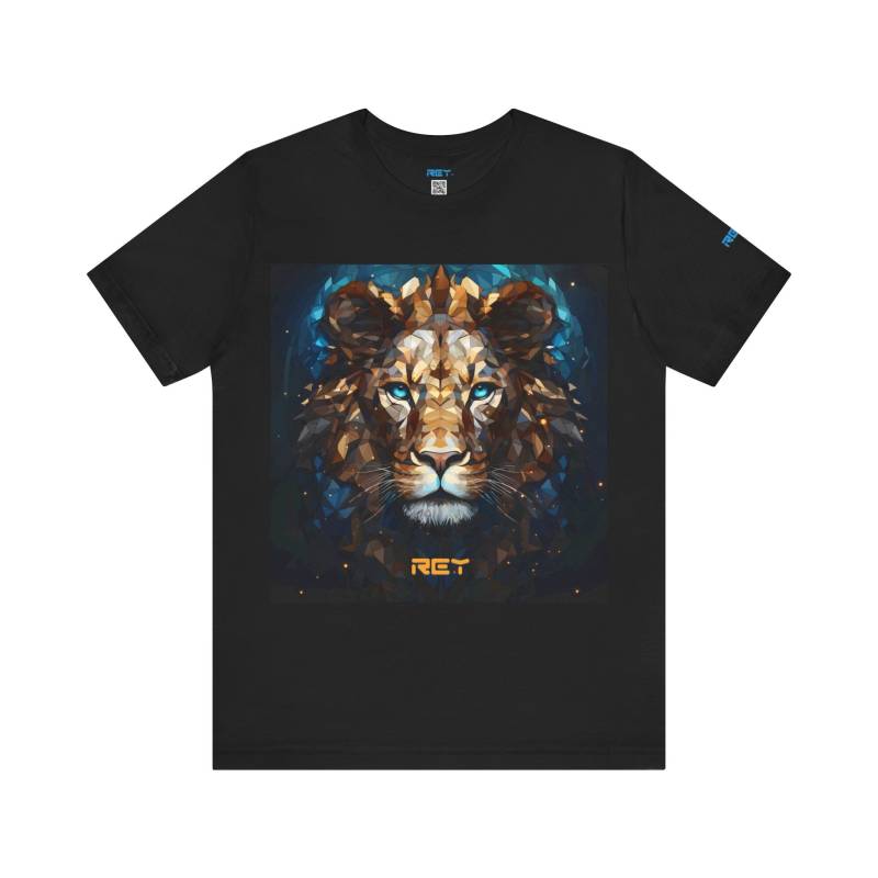 Löwe T-Shirt Rey By Mightysouls - Unisex Leon 3 Reflect Positivitydurch Energetisierende Kleidung von MightySoulsStore