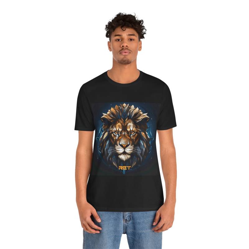 Löwe T-Shirt Rey By Mightysouls - Unisex Leon 4 Reflect Positivitydurch Energetisierende Kleidung von MightySoulsStore