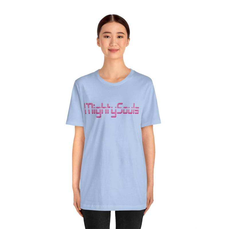 Mightysouls T-Shirt - Unisex Rosa Schrift Auf 5 Farben 6 Größen Reflect Positivity Durch Energetisieren Tragen Mightysouls T-Shirt - Unisex Rosa Schrift Auf 5 Farben 6 Größen Reflect Positivity Durch Energetisieren Tragen von MightySoulsStore