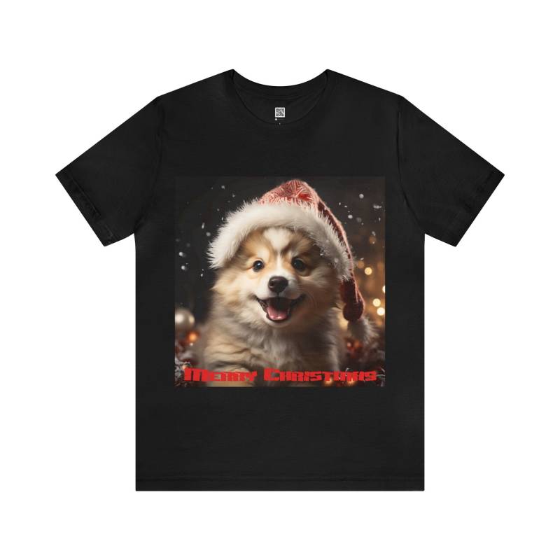 Weihnachten Baby Husky - Frohe T-Shirt- Unisex T-Shirt Weihnachtsmann von MightySoulsStore