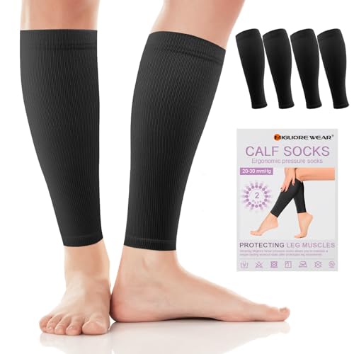 Migliore Wear 2 PAAR Kompressionsstrümpfe Damen & Herren, 20-30 mmHg | Klasse 2 Medizinische Kompressionsstrümpfe, Abgestufte Unterstützung Stützstrümpfe Thrombosestrümpfe von Migliore Wear
