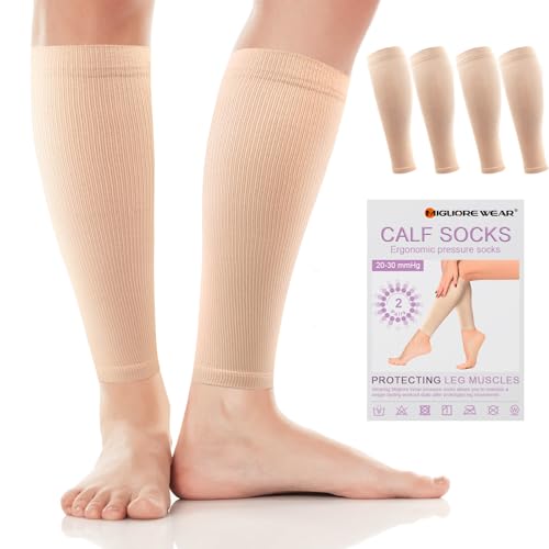 Migliore Wear 2 PAAR Kompressionsstrümpfe Damen & Herren, 20-30 mmHg | Klasse 2 Medizinische Kompressionsstrümpfe, Abgestufte Unterstützung Stützstrümpfe Thrombosestrümpfe von Migliore Wear