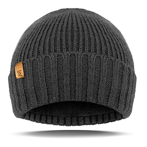 Migliore Wear Wollmütze Herren, Winter Strickmützen für Damen Herren, Thinsulate Winddichte Wintermütze, Warme Beanie Mütze für Unisex von Migliore Wear