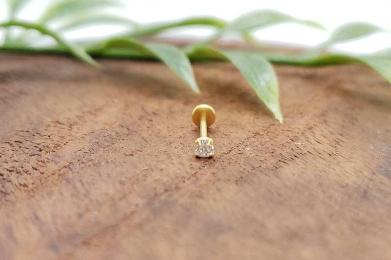 20G 8 Mm Oder 6 Gold Mit Prong Cz Threadless Zurück Push in/Über 22 Karat Gold Direktvergoldung Nickelfrei Knorpel, Monroe Und Nasenring 20G 8 Mm Oder 6 Gold Mit Prong Cz Threadless Zurück Push in/Über 22 Karat Gold Direktvergoldung Nickelfrei Knorpel, Monroe Und Nasenring von MignonRosefromBPSoem