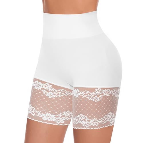 Miguofan Bauchkontrolle Shapewear Shorts für Frauen unter Kleid Nahtlos Mid Waist Body Shaper Shaping Unterwäsche Girdle Panties, Weiss/opulenter Garten, X-Large Miguofan Bauchkontrolle Shapewear Shorts für Frauen unter Kleid Nahtlos Mid Waist Body Shaper Shaping Unterwäsche Girdle Panties, Weiss/opulenter Garten, X-Large von Miguofan