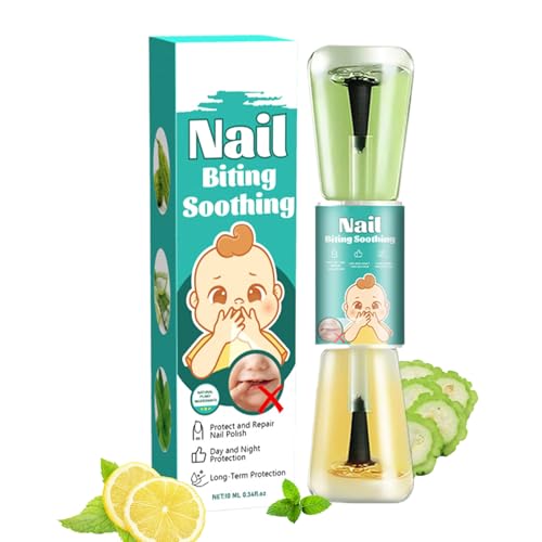 Mihauuke Anti Bite Nagellack - Stoppt Nägelkauen Und Daumenlutschen,Nagelpflege Stift Für Kinder Und Baby von Mihauuke