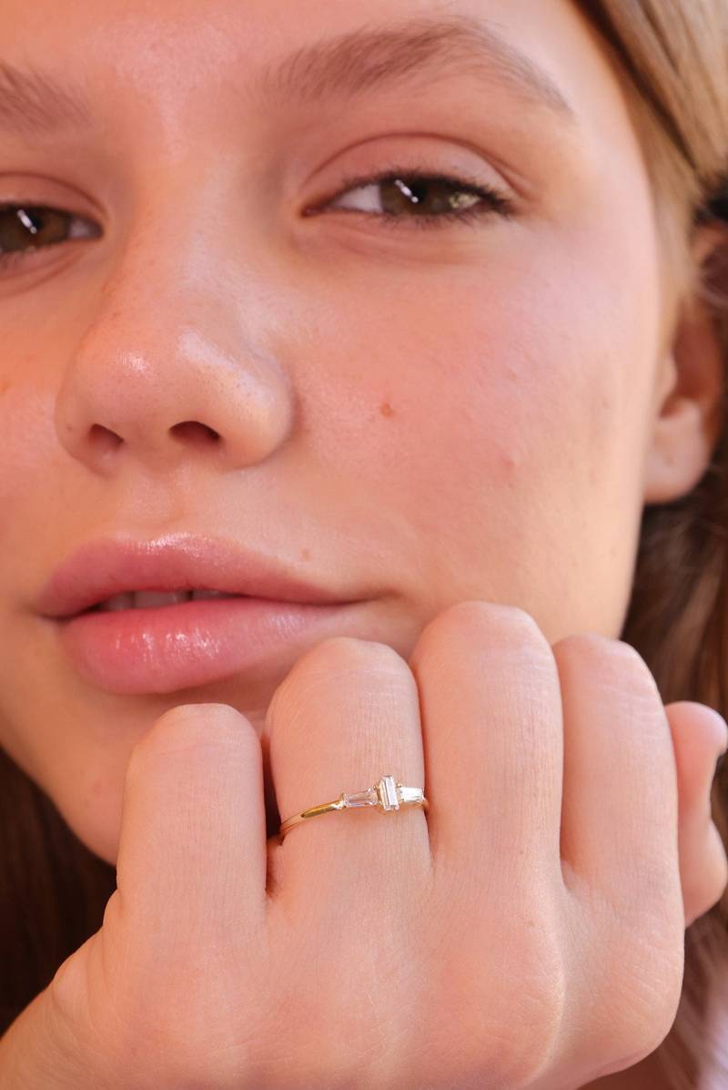 Mihenkler Jewelry 14K Gold Design Stein Ring von MihenklerJewellery