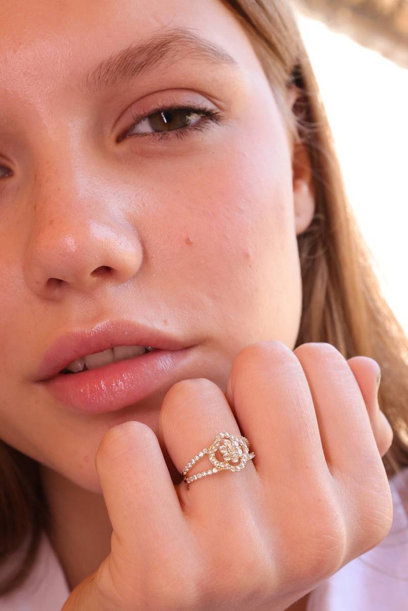Mihenkler Jewelry 14K Gold Design Stein Ring von MihenklerJewellery