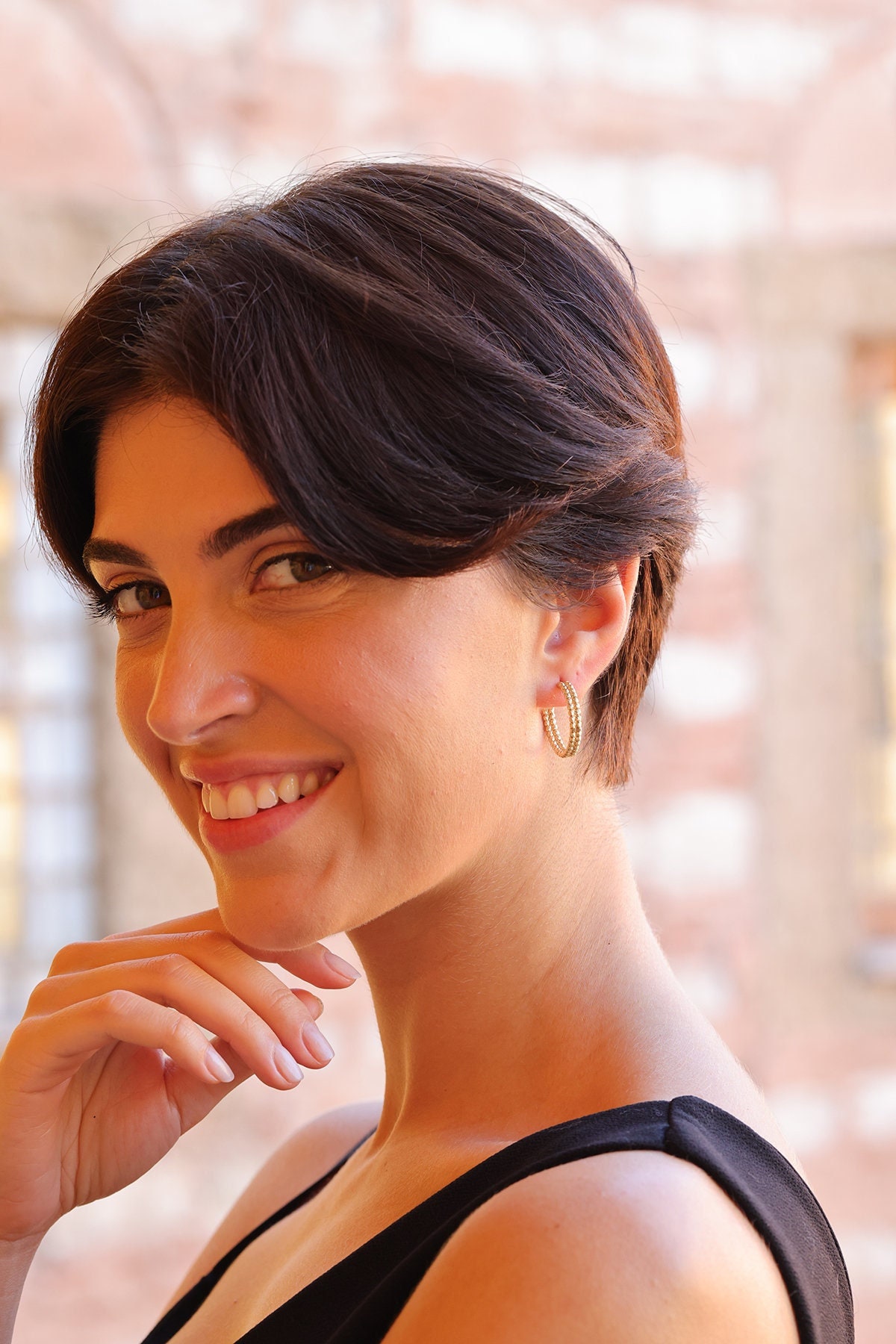 Mihenkler Jewelry 14K Gold Dorica Creolen Mihenkler Jewelry 14K Gold Dorica Creolen von MihenklerJewellery
