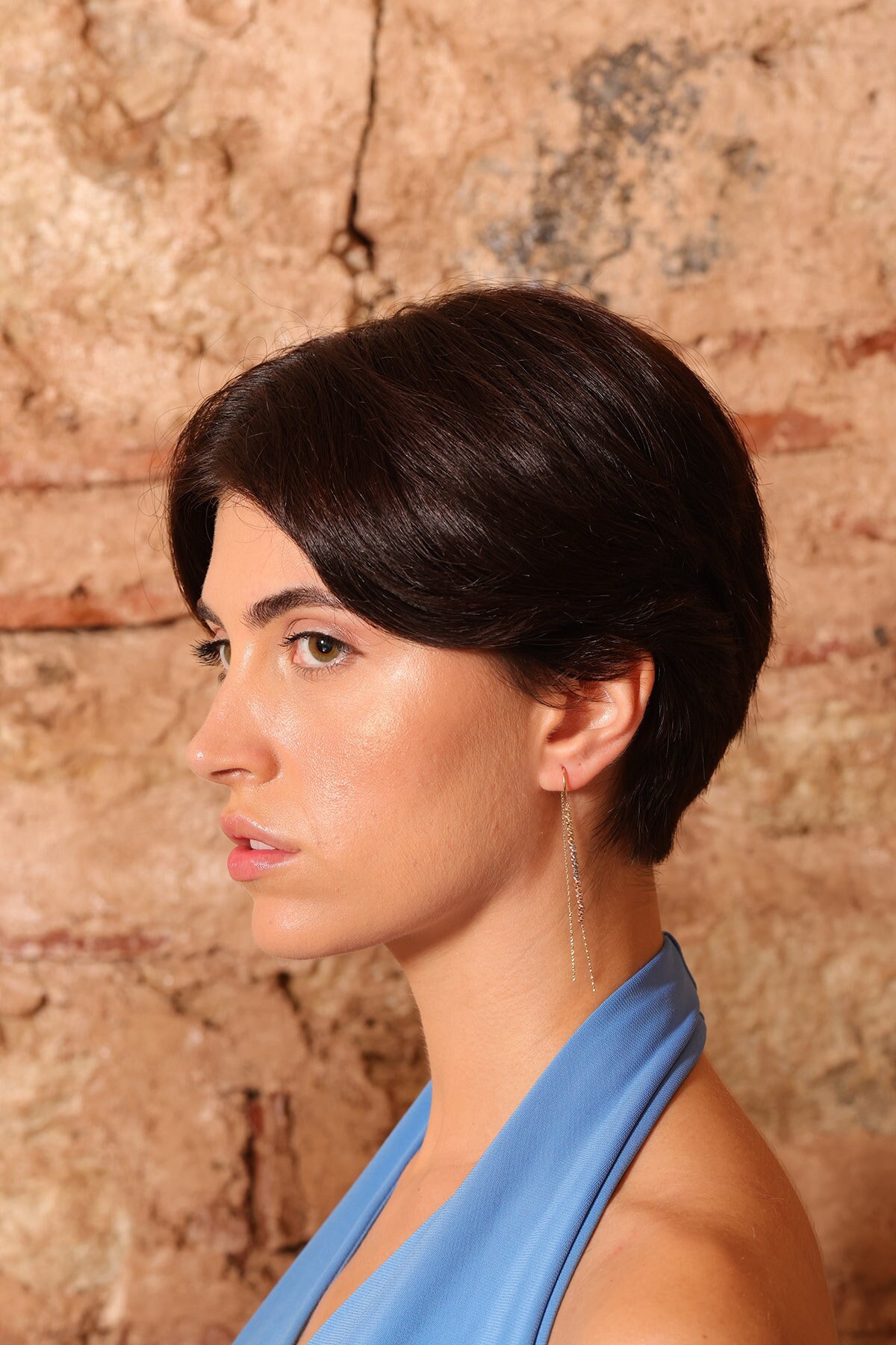 Mihenkler Schmuck 14 Ayar Altın Üç Renk Toplu Küpe von MihenklerJewellery