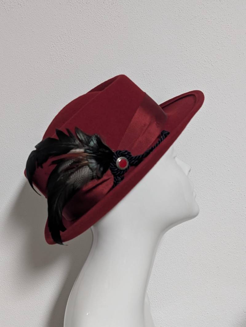 Damenhut Trachtenhut Filzhut Oktoberfest Vintage Damenhut Trachtenhut Filzhut Oktoberfest Vintage von MiieaVintage