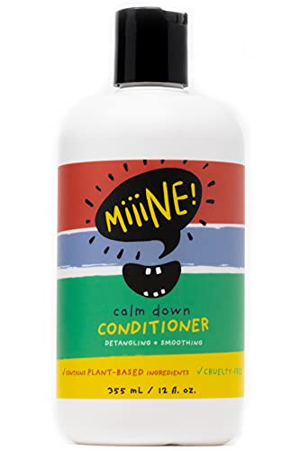 MiiiNE! Calm Down Kids Conditioner 300 ml | Heal and Moisturize Swimmers Hair with Deep Conditioning - Tropical Scented Kids Detangler - Cruelty Free Kids Conditioner Made in USA | by Stylists For von MiiiNE!