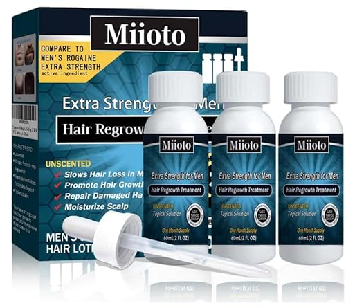 Miioto Hair Growth Serum, 180ml Hair Oil for Growth, Haarwachstum Serum, Haarausfall Männer Haarwachstum Beschleunigen, Haarwuchsmittel, Befeuchten Sie die Kopfhaut, Haare Schneller Wachsen von Miioto
