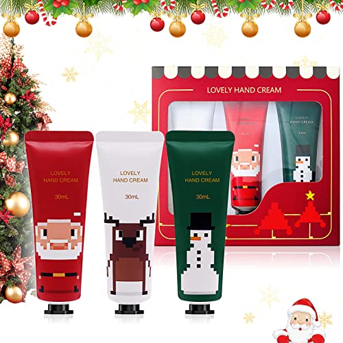 Handcreme Geschenkset 3x30ml, Weihnachts Handcreme Rückfettende Handcreme, Weihnachts Handcreme Geschenkset, Handcreme Weihnachtsgeschenke von Miioto