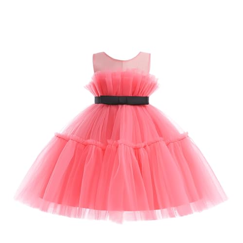 Miipat Baby Mädchen Kleid Tülle Prinzessin Kleider für Party Festlich Geburtstag Hochzeit Blumenmädchenkleid 100 2-3 Jahre von Miipat