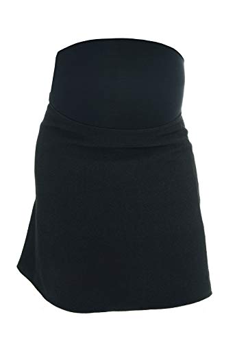 Mija - Eleganter Warmer Umstandsrock mit Unterfutter mit Bauchband 1018 (44, Schwarz) von MijaCulture