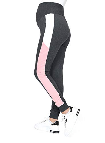 MijaCulture Casual Schwangerschaftshose Umstandshose Homewear Hose Elle 9095 (XXL, Graphite) von MijaCulture
