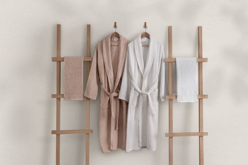L'Essentiel Maison Morgenmantel 100% COTTON, 50 x 90 cm (2 Pieces) T1151 von L'Essentiel Maison