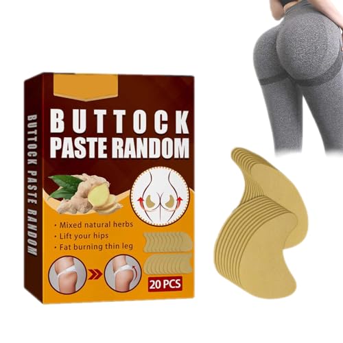 Mikabila (03)20 Stück Butt Shaping Patch,Gesäßformungspflaster,Gesäß Shaping Patch,Hip Up Aufkleber Body Shaping Patches Firm Hip Lift Up,Gesäß Straffung,Hip Butt Enhancement Patch von Mikabila