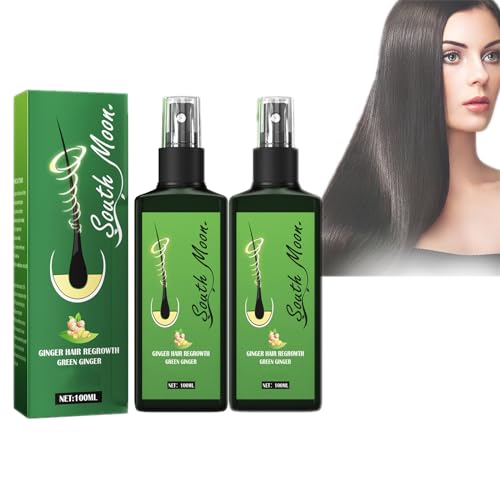 Mikabila 2pcs Haarwachstum Spray,Anti-Haarausfall Haarserum Haarausfall und Haar-Behandlung,Schnelles Haarwuchs-Serumöl,Anti-Haarausfall-Spray,Fördert dickeres,Volleres und Schneller 120ml*2 von Mikabila