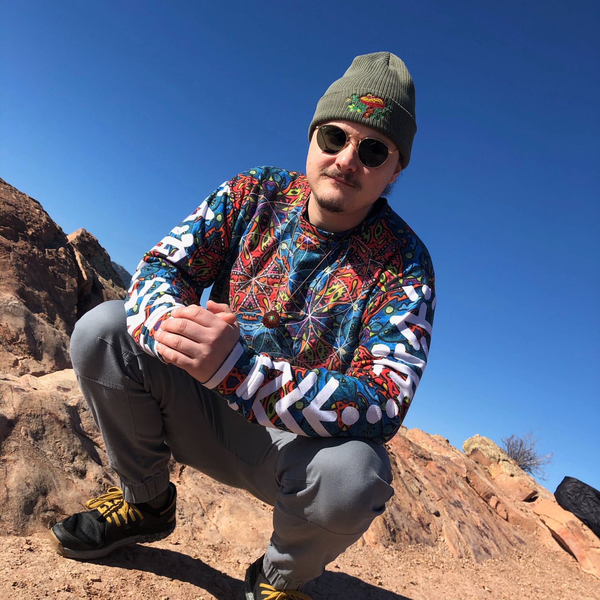 Universal Glyph All-Over Crewneck Pullover Unisex Universal Glyph All-Over Crewneck Pullover Unisex von MikeMossnerArt