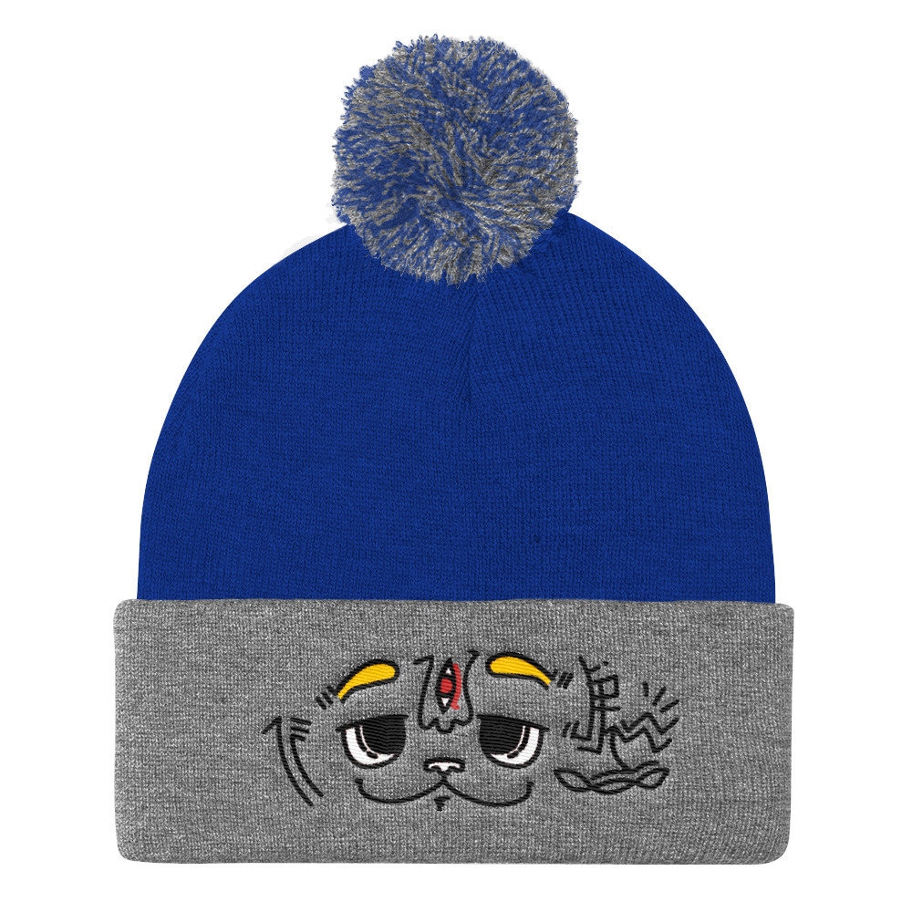 mmbear Pom Beanie mmbear Pom Beanie von MikeMossnerArt