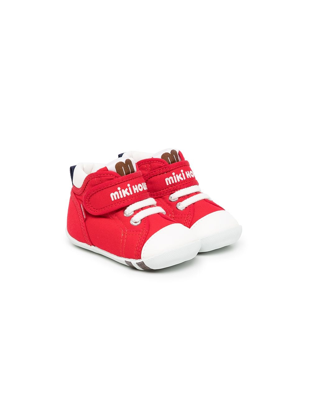 Miki House Baby First Sneakers - Rot von Miki House