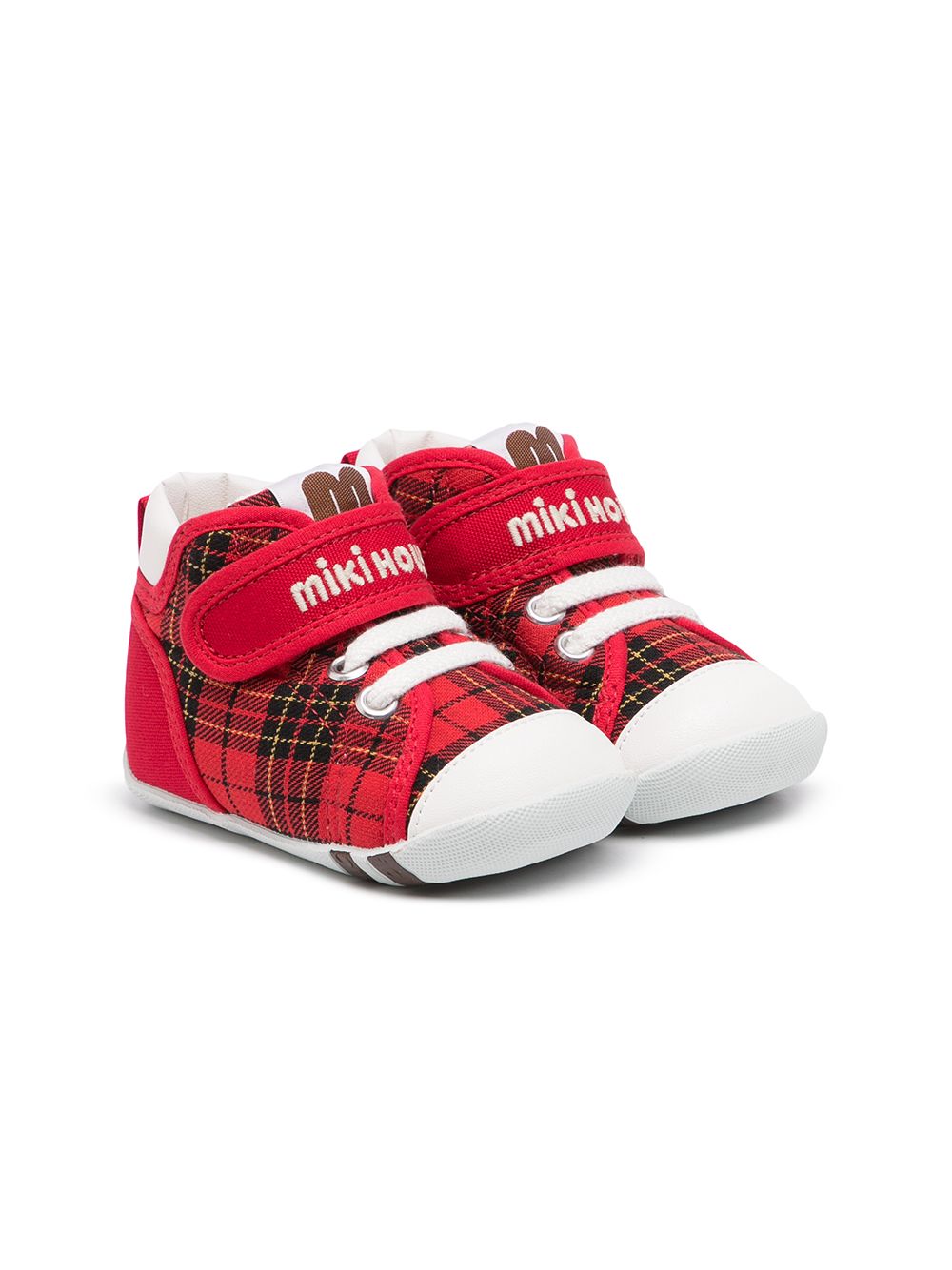 Miki House Sneakers mit Klettverschluss - Rot von Miki House