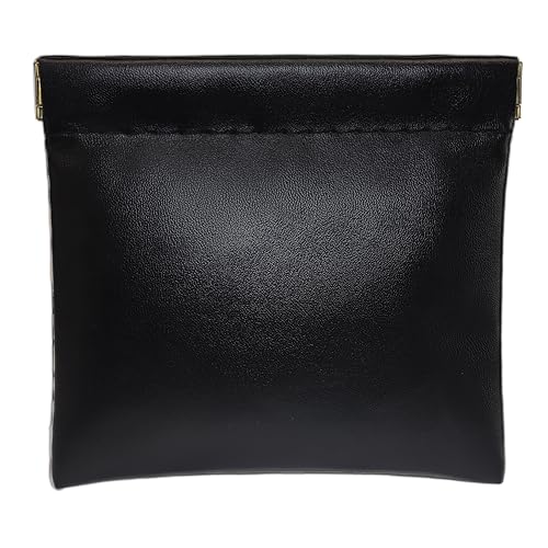 MikiLim Münzgeldbörse aus PU-Leder, Squeeze Schwarz, modisch MikiLim Münzgeldbörse aus PU-Leder, Squeeze Schwarz, modisch von MikiLim