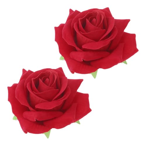 2pcs Bobby Pins Blume Barrettes Brosche Künstliche Blumenhaarklammern Rosenkopfschmuck Für Hochzeitshaarzubehör Dekoration 2pcs Bobby Pins Blume Barrettes Brosche Künstliche Blumenhaarklammern Rosenkopfschmuck Für Hochzeitshaarzubehör Dekoration von Mikikit