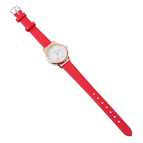 Mädchen Damen Design Geburtstag Gürtel Handgelenk Dünn Wrsit Luxus Business Mama Rot Damenuhr Muster Armbanduhr Kinder Multifunktional Katze Kleinkind Geschenke Freizeit von Mikikit