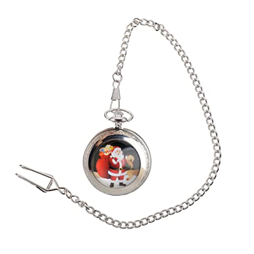 Mikikit 1 STK Taschenuhr Quarzuhr Mit Kette Hängende Uhr Verknüpfte Liste Männer Und Frauen Zinklegierung Angekettet von Mikikit