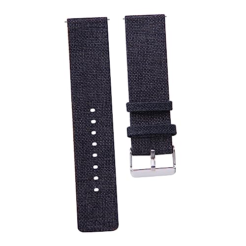 Mikikit 1stk Uhrenarmbänder Damen Leder Ersatz-armbänder Uhrenarmband Aus Segeltuch Uhrenarmband Für Damen Smartwatch-armbänder Uhrenarmband Leder Uhr Ersatz Gurt Für Weben Zubehör Mann von Mikikit