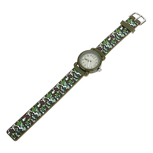 Mikikit 1 STK Kinderuhr Kreative Kinder Uhr Kinder Uhren Studenten Uhr Kinder Camouflage Uhr Kinder wasserdichte Uhr Einstellbare Kinder Uhr Coole Kinder Uhr Plastik Gurt Mädchen Kleinkind von Mikikit