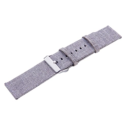 Mikikit 1stk Smartwatch-Band Uhrenarmband Leder Ersatzband Ansehen Gurt Für Uhrenarmbänder Für Männer 22mm Canvas-Armband Nylon-Armband Band Für Armbanduhr Intelligent Fräulein Zubehör von Mikikit