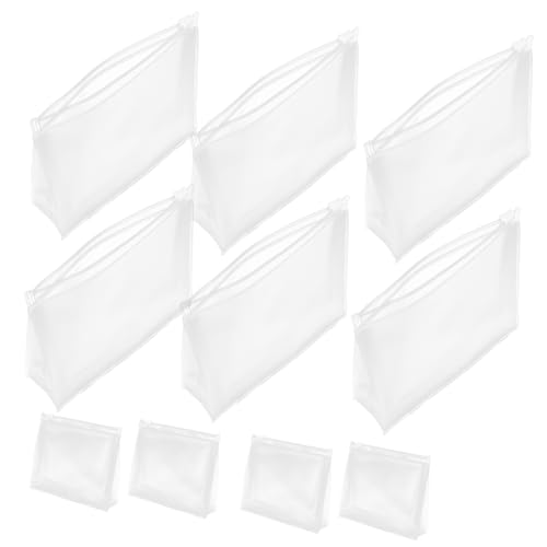 Mikikit 10stücke Transparente Kosmetiktasche Reise Make-up Tasche Durchsichtige Toilettentasche Reisetasche Transparente Tasche Für Reiseutensilien Toilette Make-up von Mikikit