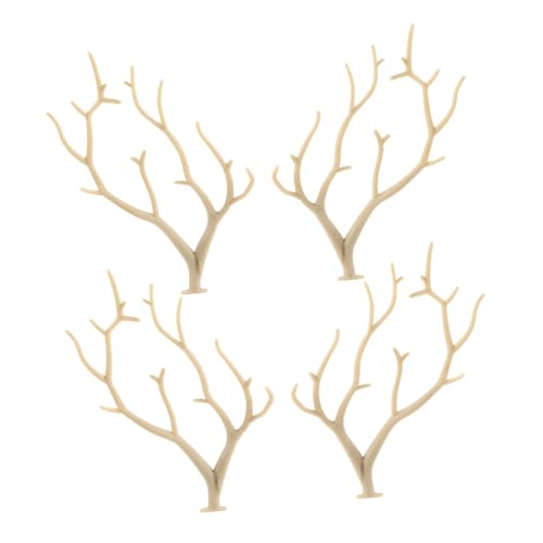 Mikikit 10Stücke Künstliche Geweihäste Teiliges für Weihnachtsdekoration Realistische Zweige für Vasenfüllung DIY Bastelbedarf für Festliche Arrangements Farblich Abgestimmt von Mikikit