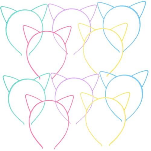 Mikikit 10stücke Teiliges Katzenohren Stirnband Für Cosplay Und Partys Süße Haarschmuck Accessoires Aus Leichtem Sicherem Kunststoff Für Mädchen Für Feiertage Und Spezielle Anlässe von Mikikit