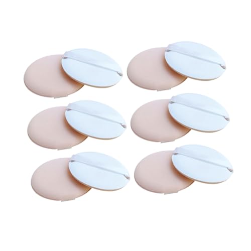 Mikikit 12stücke Runde Foundation-schwamm Kosmetikpuder Make-up-zubehör Make-up-schwämme Skin Weiß von Mikikit