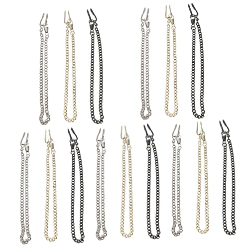 Mikikit 5 Sets Taschenuhrkette Eisenkette Dekoration Für Hosen Uhrenkette Zubehör Kleidungskette Dekoration Für Männer 3 Stück * 5 von Mikikit