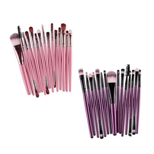 Mikikit 15stücke Kosmetikpinsel Kunststoffgriff Und Nylonborsten Für Make-up Puder Und Professioneller Pinsel Für Damen Make-up Für Täglichen Gebrauch Mikikit 15stücke Kosmetikpinsel Kunststoffgriff Und Nylonborsten Für Make-up Puder Und Professioneller Pinsel Für Damen Make-up Für Täglichen Gebrauch von Mikikit