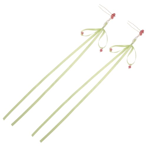 Mikikit Chinesische Haarstäbchen in U-form Mit Schleifenquaste Und Kunstperlen Für Damen Haarstäbe Für Dutt-hochsteckfrisuren Traditionelle Accessoires Mikikit Chinesische Haarstäbchen in U-form Mit Schleifenquaste Und Kunstperlen Für Damen Haarstäbe Für Dutt-hochsteckfrisuren Traditionelle Accessoires von Mikikit