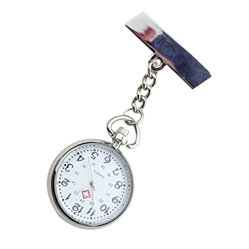 Mikikit 1stück Krankenschwesteruhr Clip Praktische Digitale Taschenuhr Klare Anzeige Für Pflegekräfte Schüler Und Stunden-Format Für Täglichen Einsatz von Mikikit